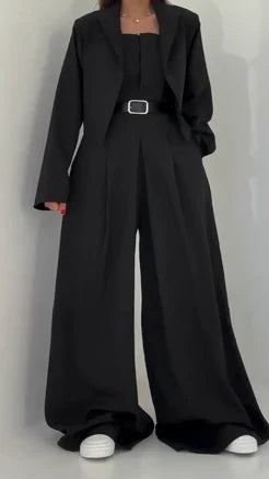 Eclat™ - Conjunto de corpiño + chaqueta para mujer: estilo elegante y moderno